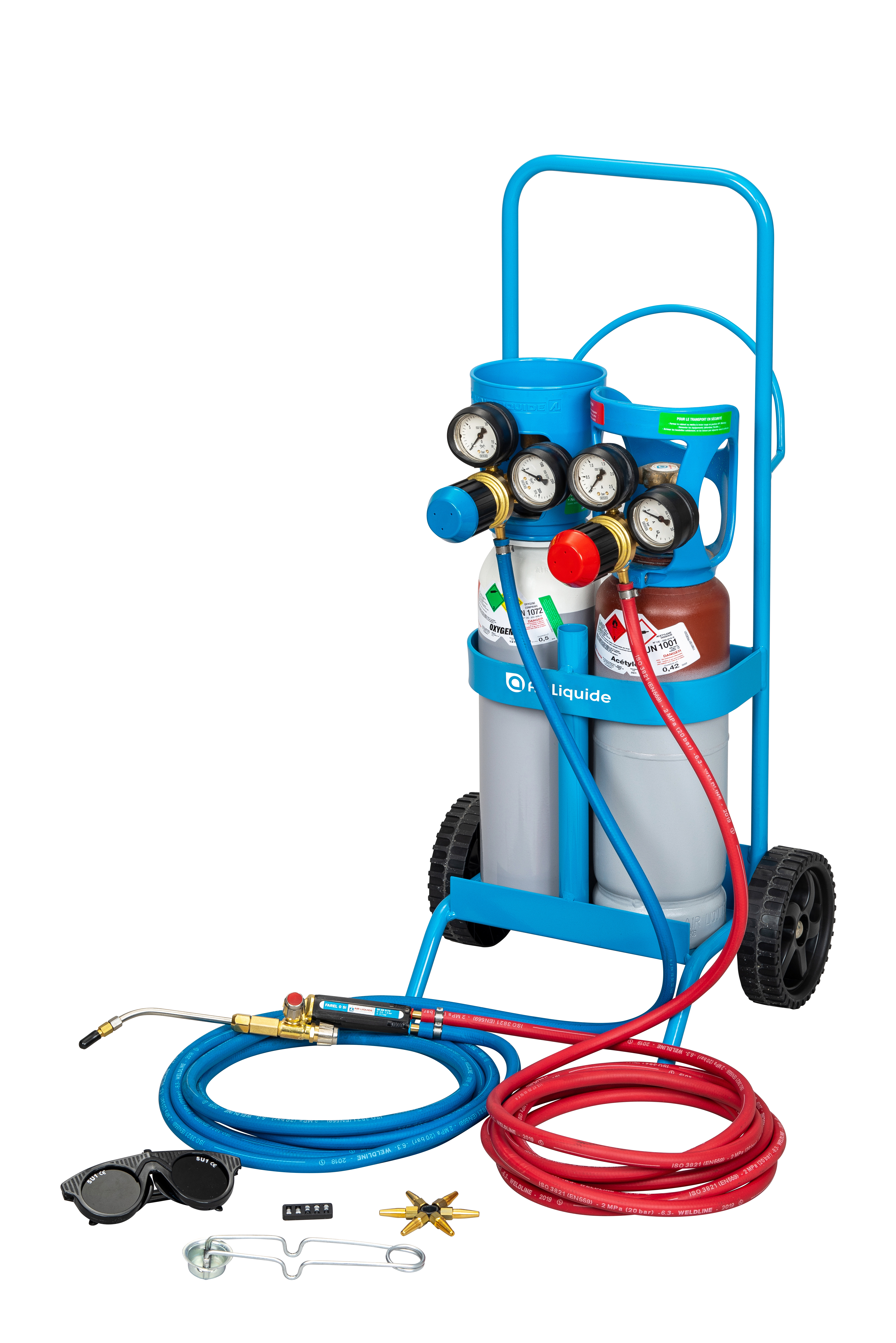 POSTE EQUIPE OXYFLAM 500 O2/C2H2 2L