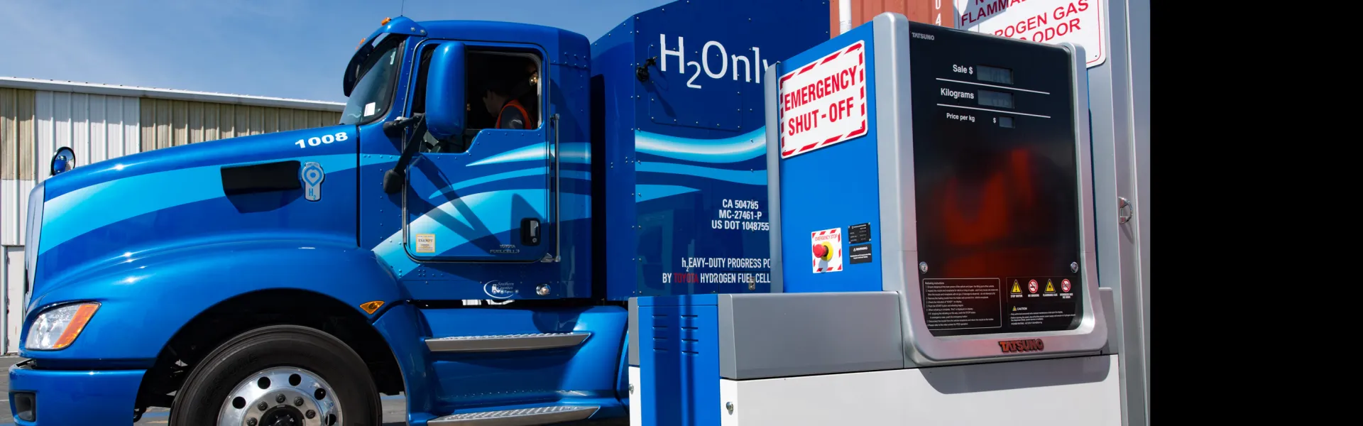 Hydrogène pour les camions - Station Air Liquide