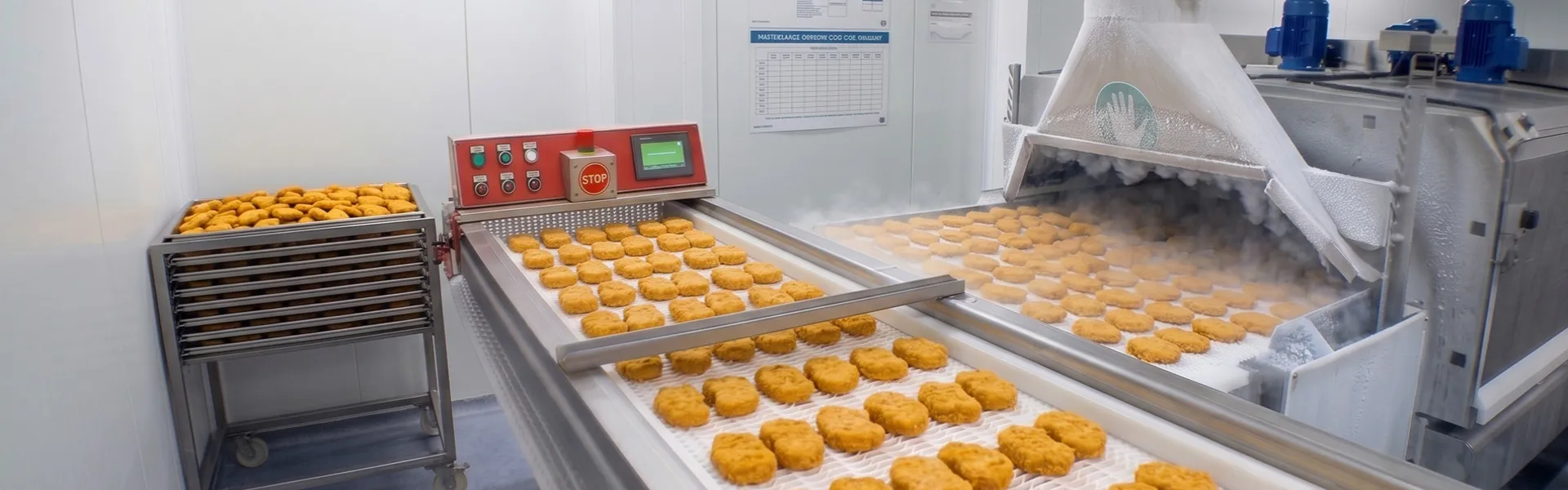 solutions cryogéniques pour les nuggets de poulet