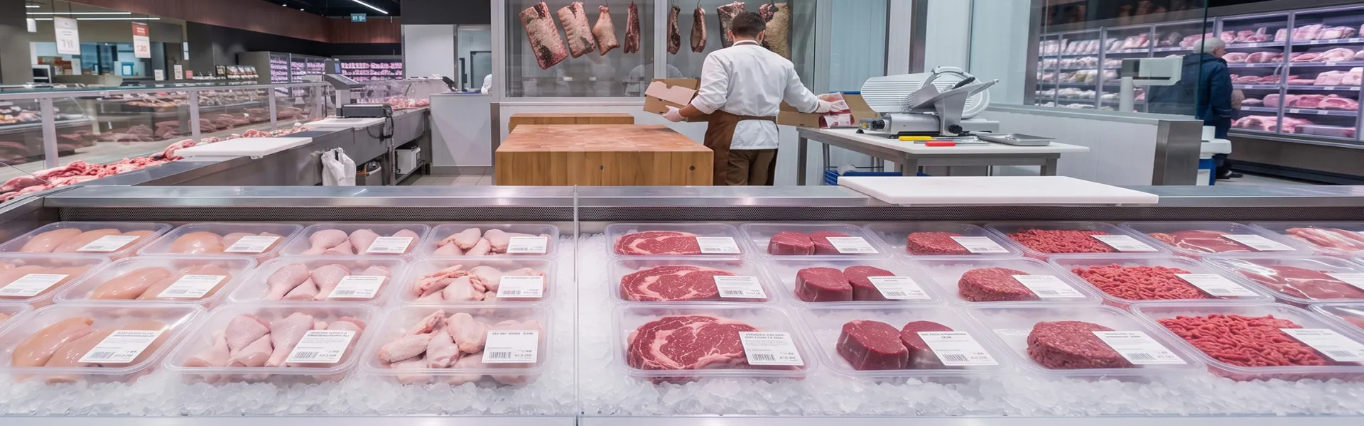 viande et volaille sous atmosphère protectrice