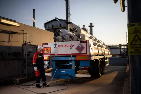 SWE Hydrogen camion tubes trailer