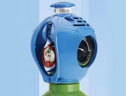EXELTOP™, la valve pour bouteilles de gaz avec détendeur intégré