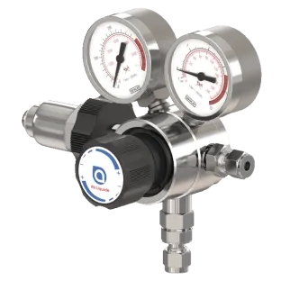 Détendeur bouteille simple détente en laiton chromé