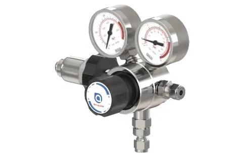 Détendeur bouteille simple détente en laiton chromé