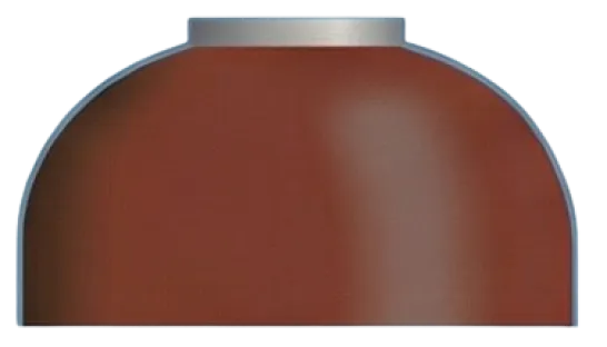 Bouteille de gaz marron - Acétylène