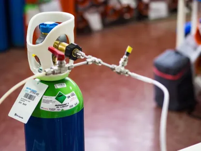 Bouteille de gaz de laboratoire et son détendeur