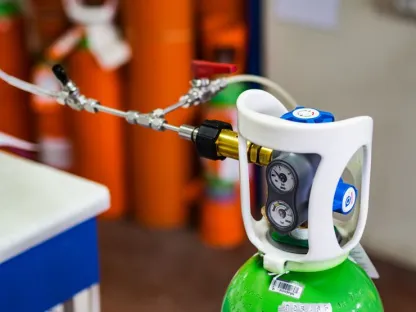 Bouteille de gaz de laboratoire et son détendeur