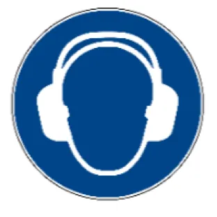 Pictogramme protection contre le bruit obligatoire