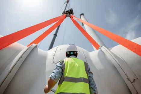 Assemblage d'une éolienne