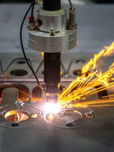 application de découpe au laser