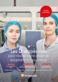 Ebook 5 étapes clés pour réussir votre projet de surgélation cryogénique Air Liquide