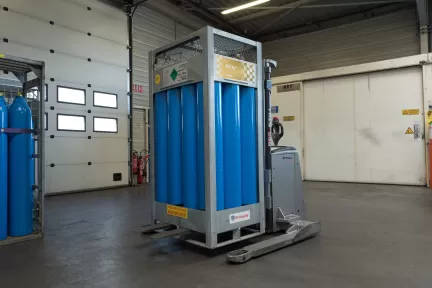 Cadre COMPACT et bouteilles de gaz