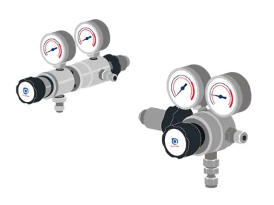 Détendeurs double détente, simple détente, gaz purs, mélanges laboratoire
