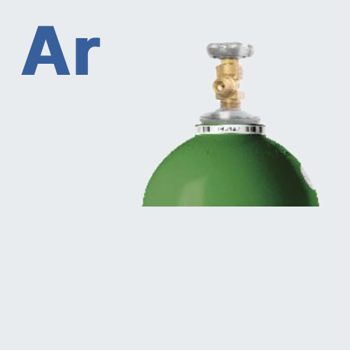 Ar Argon cylinder
