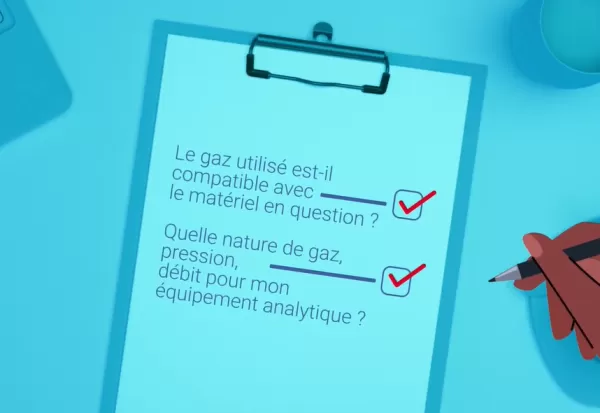 Matériels pour les gaz purs et mélanges