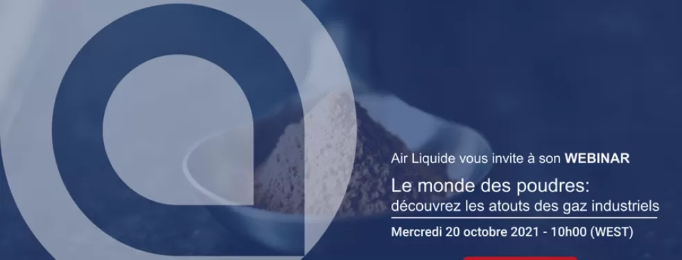 WEBINAR: Le monde des poudres