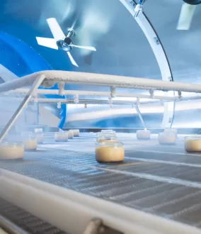 Cryogénie alimentaire chaine de production