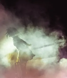 Effets de fumées avec gaz 