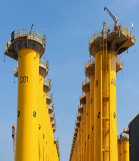 Pièces de transition pour l'industrie éolienne offshore