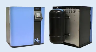Générateur azote avec compresseur pour laboratoire N2FLO