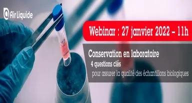 WEBINAR : Cryoconservation en laboratoire : 4 questions clés pour assurer la qualité des échantillons biologiques