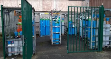 Stockage de bouteilles de gaz